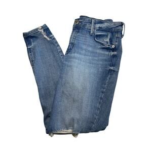 Old Navy High Rise Rockstar Super Skinny Size 6 Womens Blue Denim Jeans